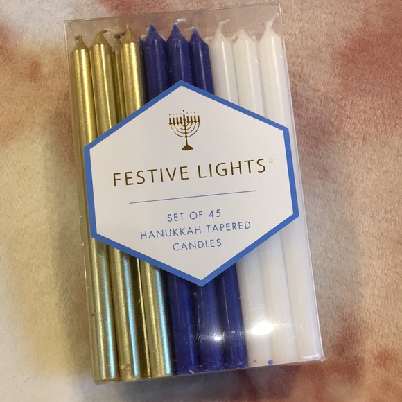 Festive Lights Hanukkah Candle Set 45 ct NWT - Picture 11 of 11